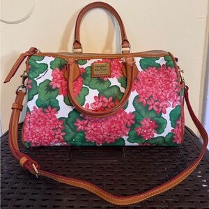 LIKE NEW Dooney & Bourke Floral Satchel